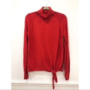 GAP | Red Turtleneck Sweater
